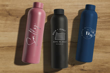 Load image into Gallery viewer, Luxe Matt Finish 500ml Personalized Water Bottles
