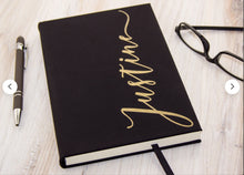 Load image into Gallery viewer, Personalized Notebook / Journal with Hardcover & Lined Pages