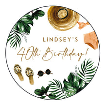 Load image into Gallery viewer, 'Custom Design' Premium Edible Icing Drink & Cocktail Toppers (48 ct) Now With Our Proprietary EZ-Peel Application Slips