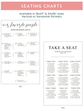 Load image into Gallery viewer, Seating Charts - Beautiful Acrylic Event Signs