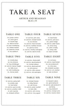 Load image into Gallery viewer, Seating Charts - Beautiful Acrylic Event Signs