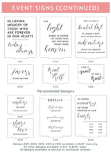 Load image into Gallery viewer, Acrylic Event Signage - Specialty Messages