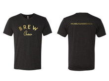 Load image into Gallery viewer, Brew Crew Short Sleeve Unisex Vintage Black Tshirt
