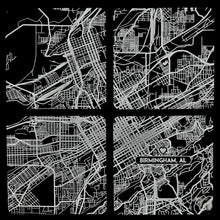 Load image into Gallery viewer, &#39;Your City&#39; Map Engraved Acrylic Coaster Set
