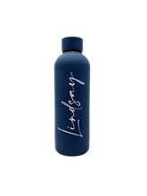 Load image into Gallery viewer, Luxe Matt Finish 500ml Personalized Water Bottles
