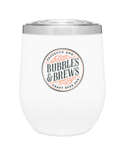 Load image into Gallery viewer, Bubbles &amp; Brews Wine Tumbler
